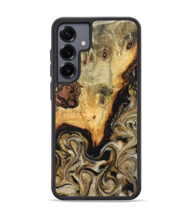 Galaxy S25 Plus Wood Phone Case - Ciera (Black & White, 824299)