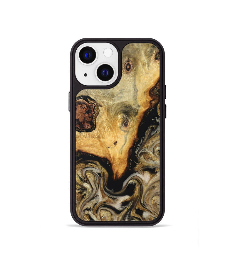 iPhone 13 mini Wood Phone Case - Ciera (Black & White, 824299)