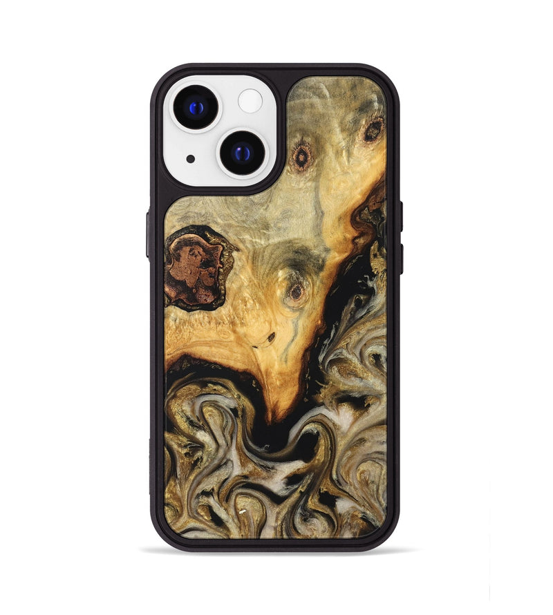 iPhone 13 Wood Phone Case - Ciera (Black & White, 824299)