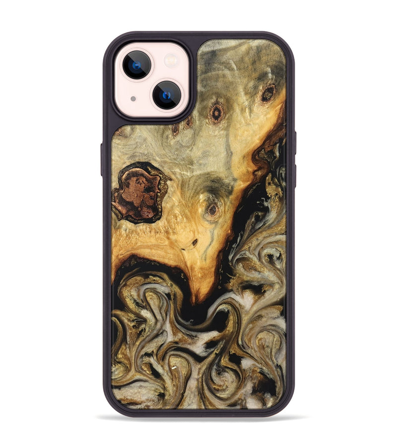 iPhone 14 Plus Wood Phone Case - Ciera (Black & White, 824299)