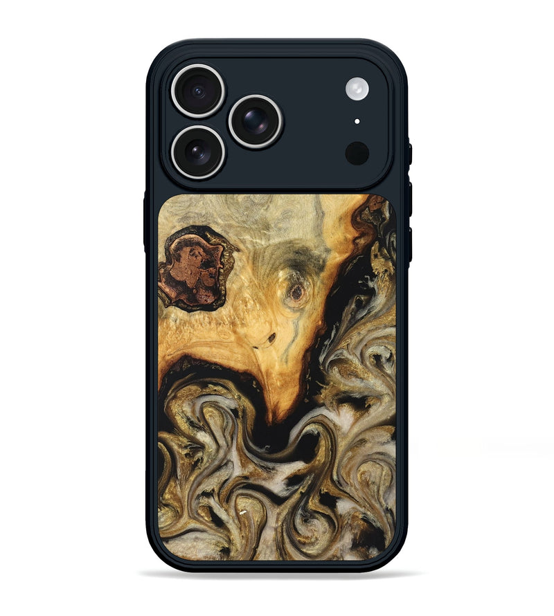 iPhone 17 Pro Max Wood Phone Case - Ciera (Black & White, 824299)