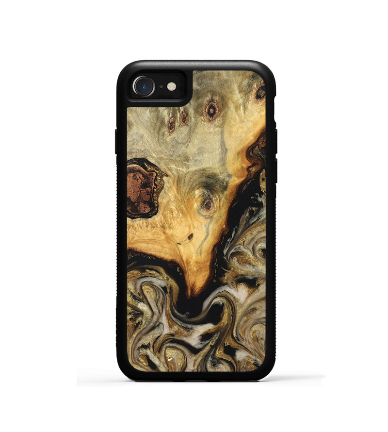 iPhone SE Wood Phone Case - Ciera (Black & White, 824299)