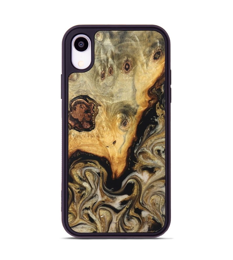 iPhone Xr Wood Phone Case - Ciera (Black & White, 824299)