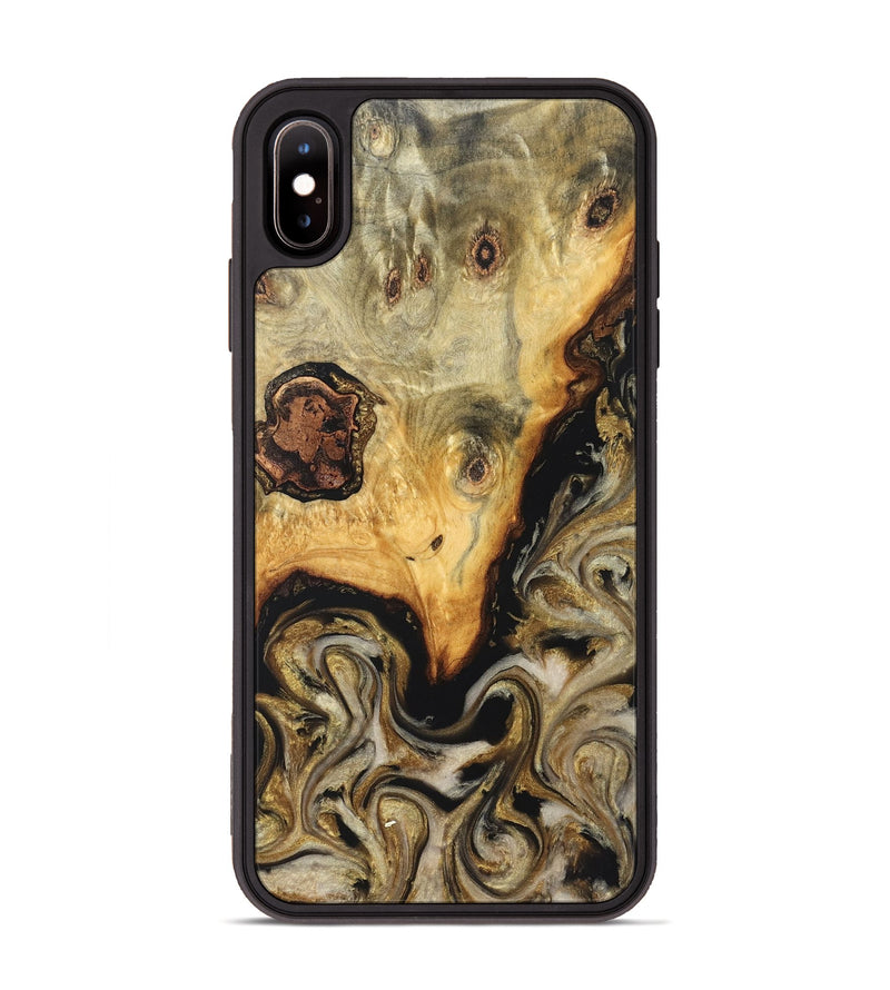 iPhone Xs Max Wood Phone Case - Ciera (Black & White, 824299)
