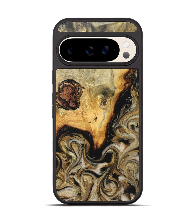 Pixel 10 Wood Phone Case - Ciera (Black & White, 824299)