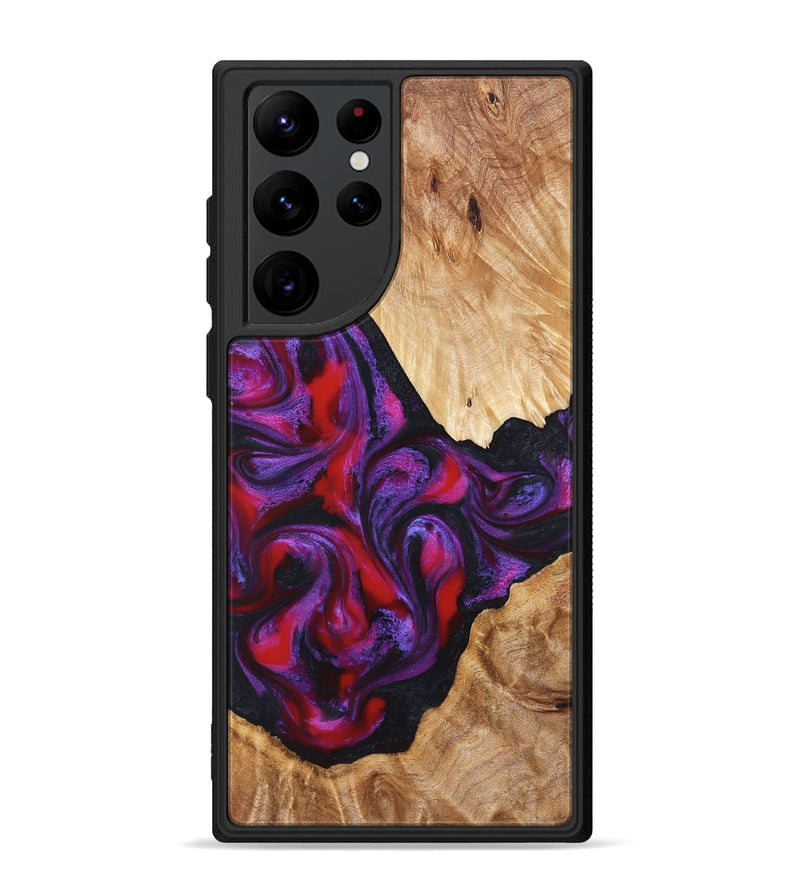 Galaxy S22 Ultra Wood Phone Case - Makala (Purple, 824302)