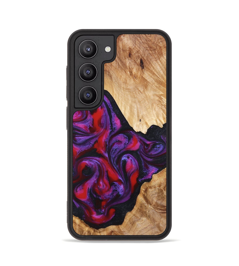 Galaxy S23 Wood Phone Case - Makala (Purple, 824302)