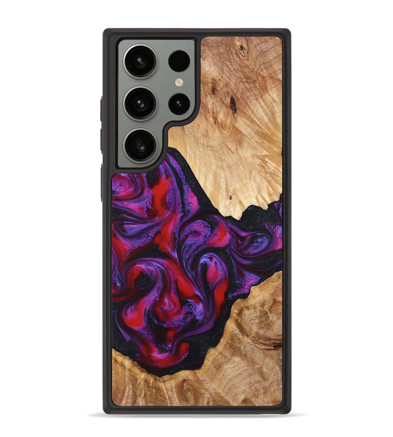 Galaxy S23 Ultra Wood Phone Case - Makala (Purple, 824302)