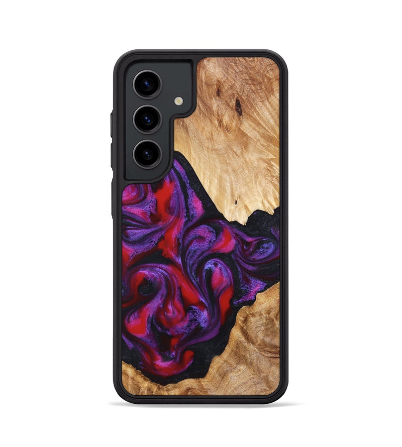 Galaxy S24 Wood Phone Case - Makala (Purple, 824302)