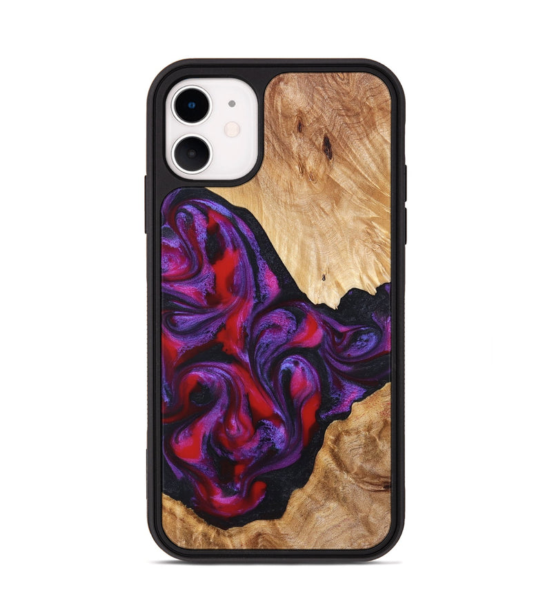iPhone 11 Wood Phone Case - Makala (Purple, 824302)