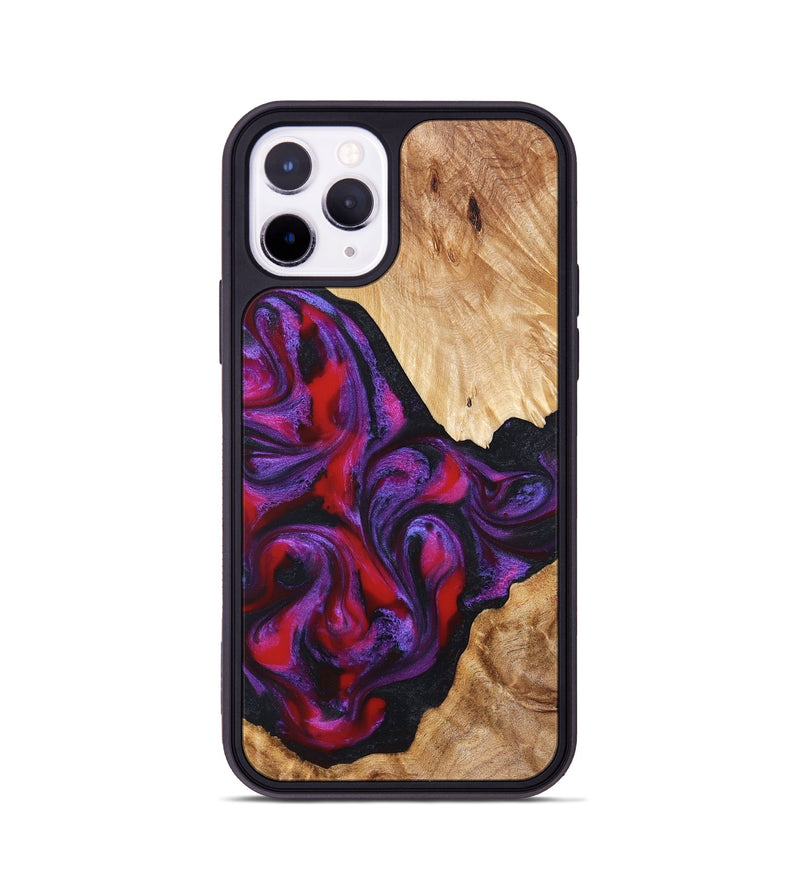 iPhone 11 Pro Wood Phone Case - Makala (Purple, 824302)