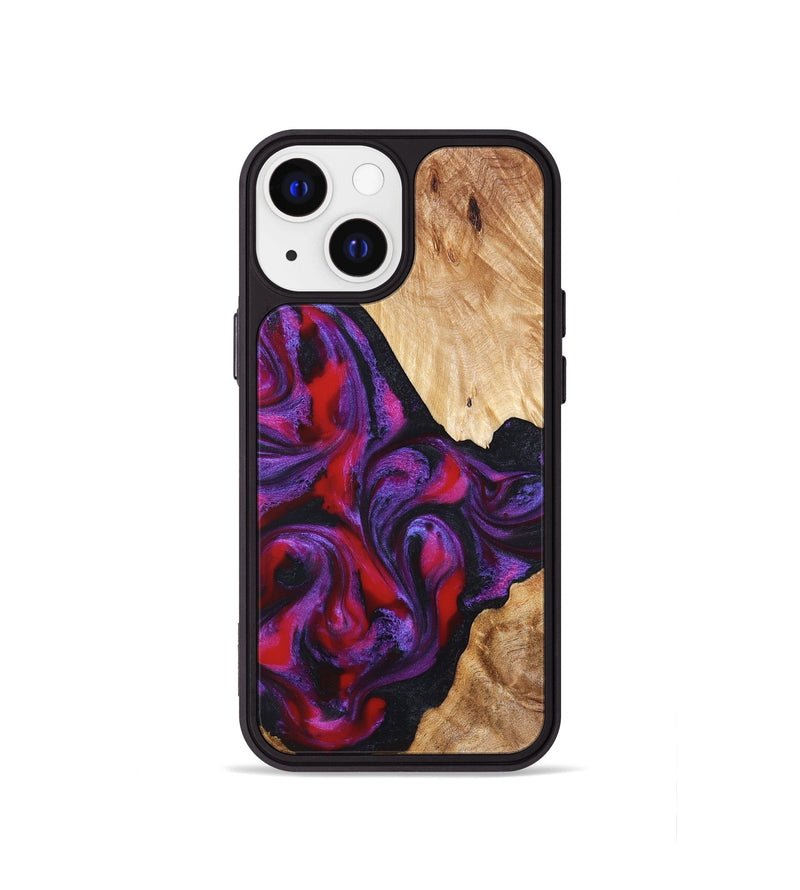 iPhone 13 mini Wood Phone Case - Makala (Purple, 824302)