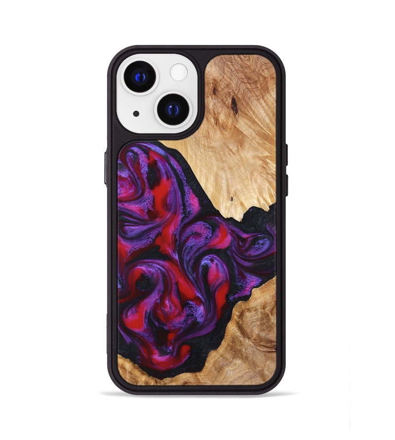 iPhone 13 Wood Phone Case - Makala (Purple, 824302)