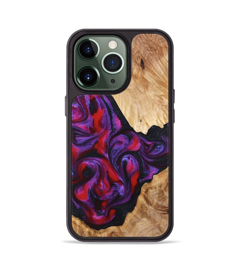 iPhone 13 Pro Wood Phone Case - Makala (Purple, 824302)