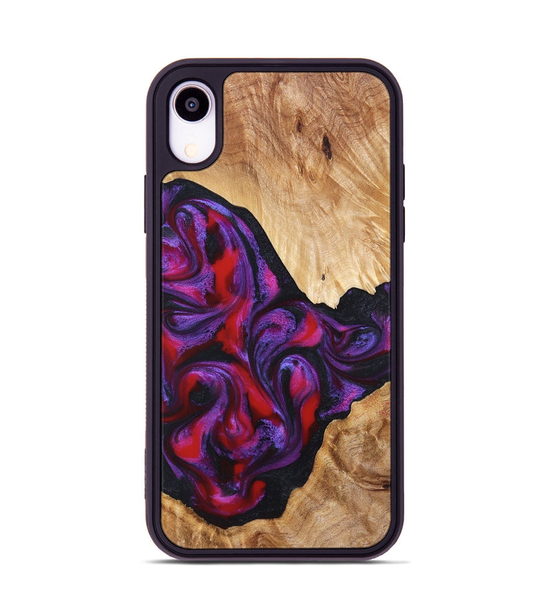 iPhone Xr Wood Phone Case - Makala (Purple, 824302)