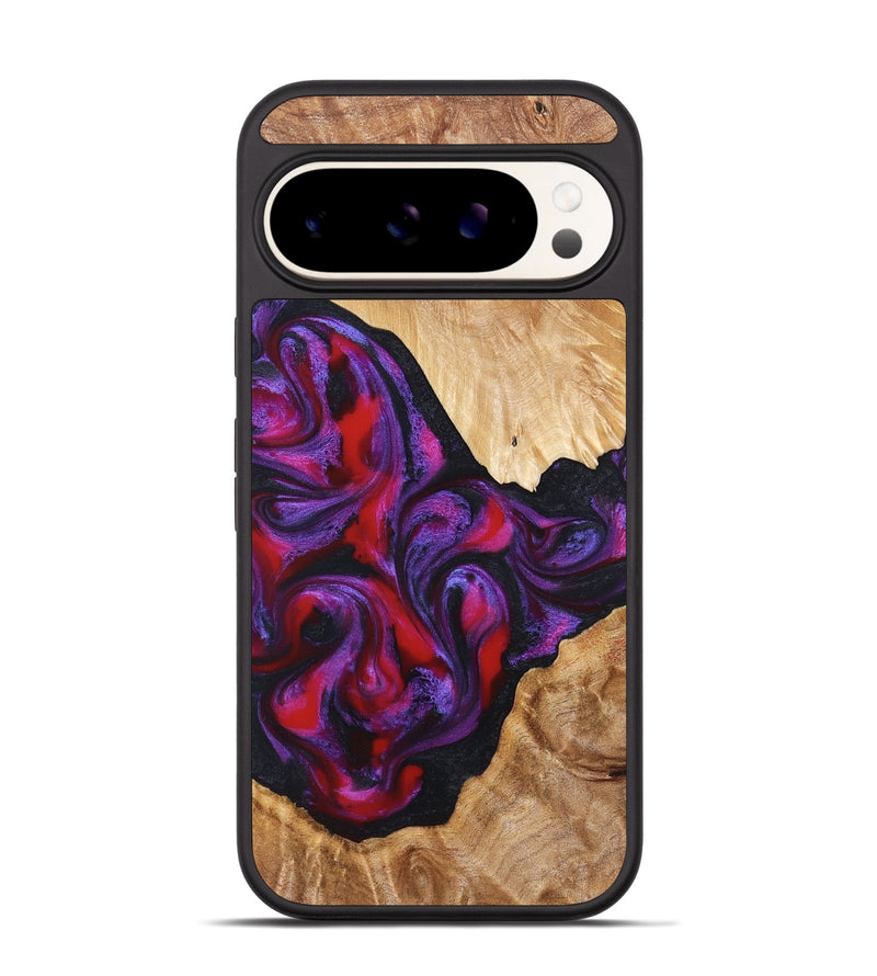 Pixel 9 Wood Phone Case - Makala (Purple, 824302)