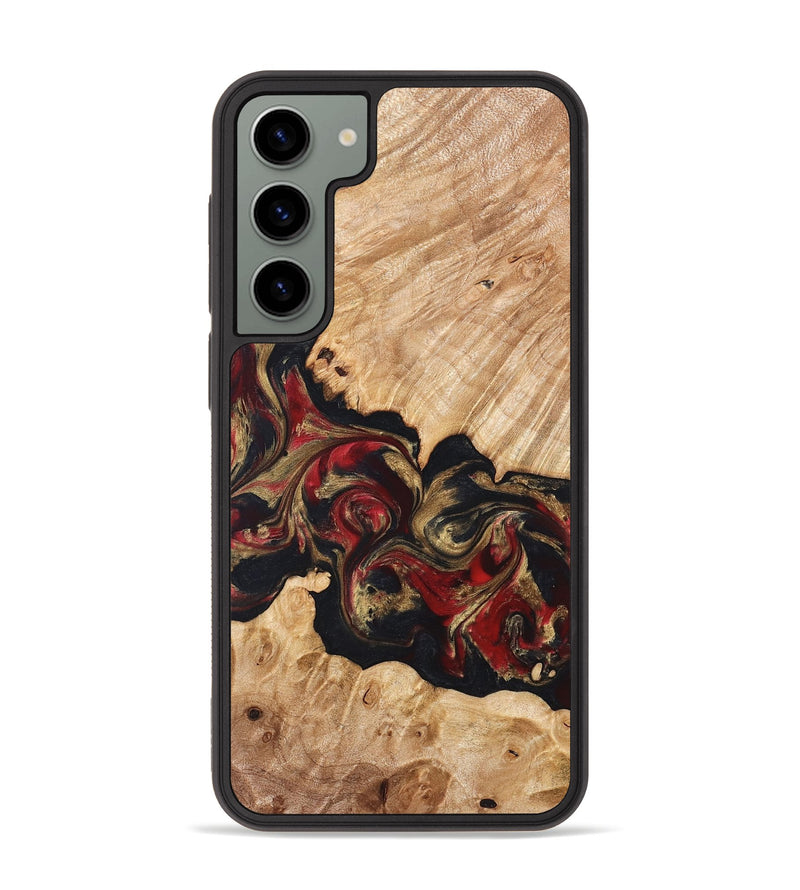 Galaxy S23 Plus Wood Phone Case - Ledger (Red, 824303)