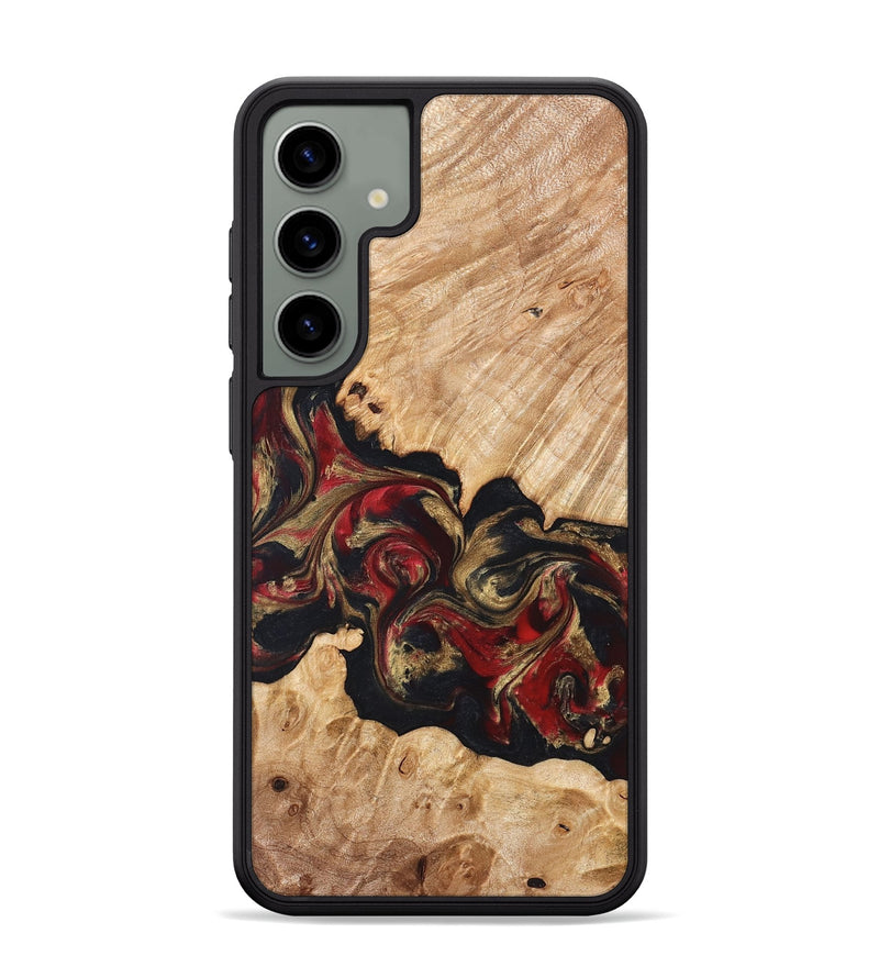 Galaxy S24 Plus Wood Phone Case - Ledger (Red, 824303)