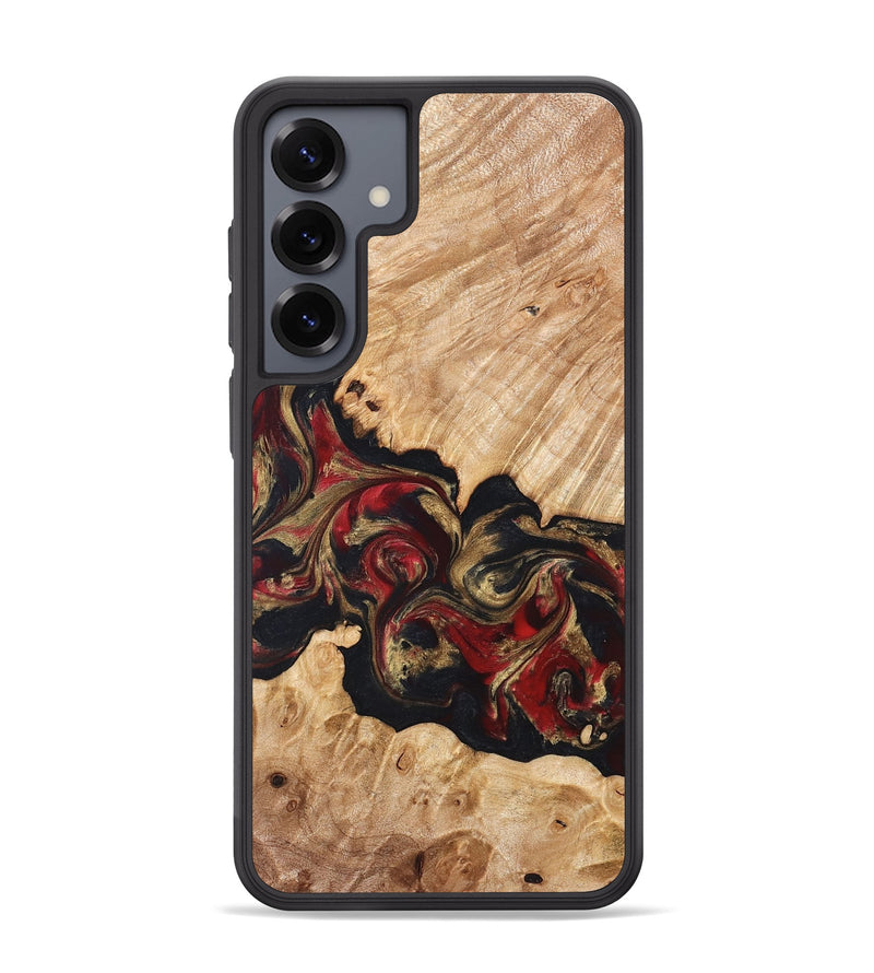Galaxy S25 Plus Wood Phone Case - Ledger (Red, 824303)