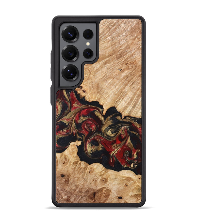 Galaxy S25 Ultra Wood Phone Case - Ledger (Red, 824303)