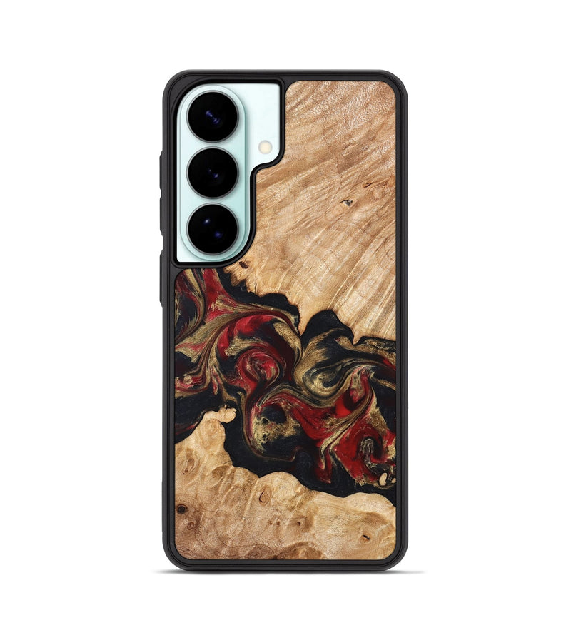 Galaxy S26 Wood Phone Case - Ledger (Red, 824303)