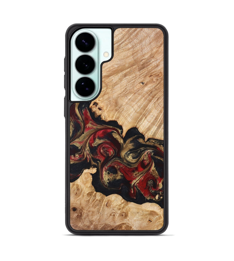 Galaxy S26 Plus Wood Phone Case - Ledger (Red, 824303)