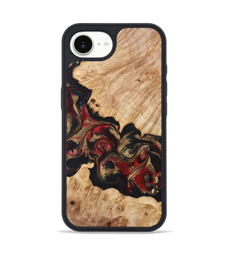 iPhone 17e Wood Phone Case - Ledger (Red, 824303)