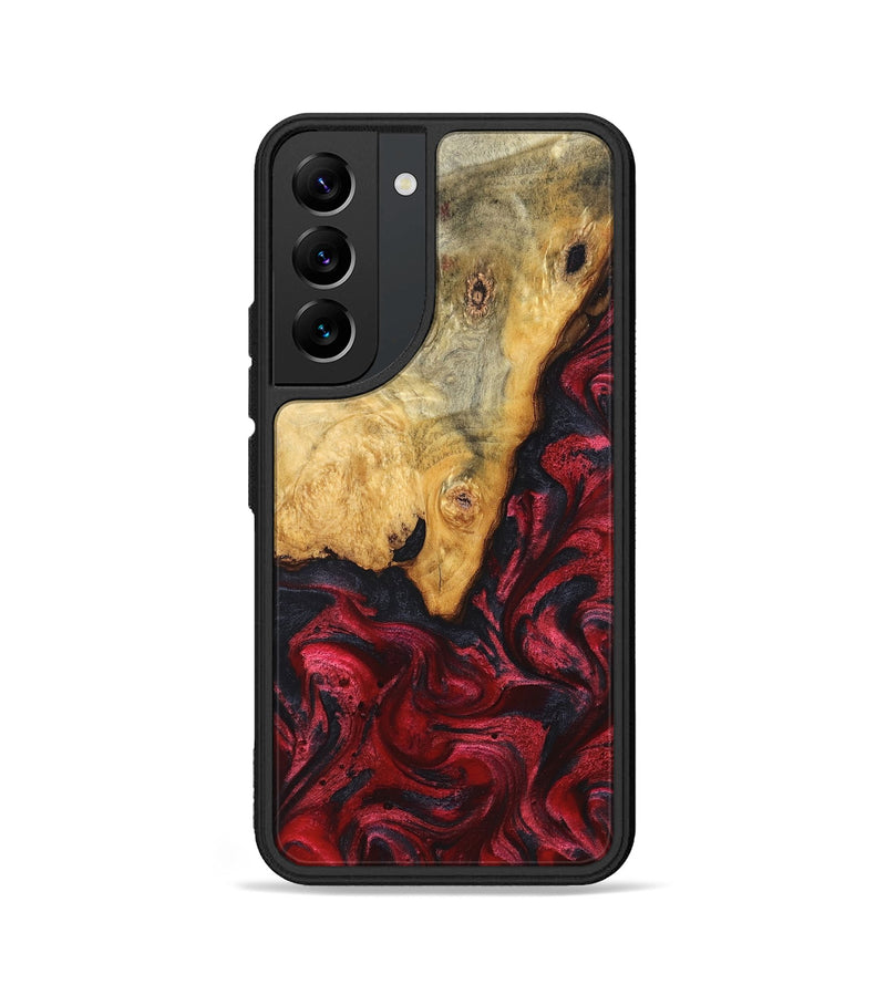 Galaxy S22 Wood Phone Case - Tiara (Red, 824304)