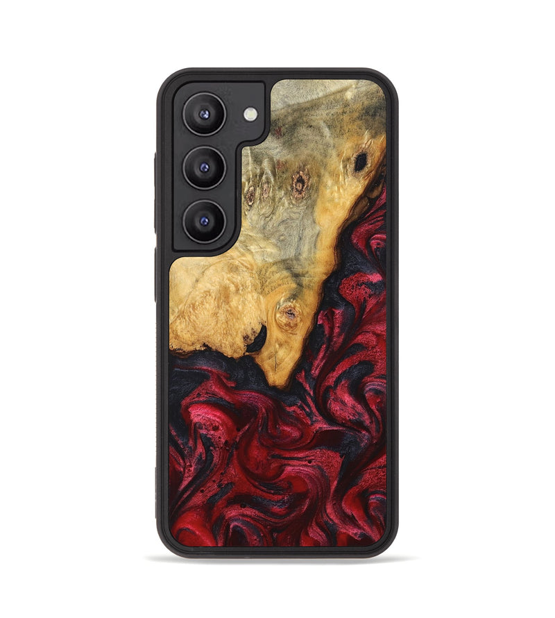 Galaxy S23 Wood Phone Case - Tiara (Red, 824304)