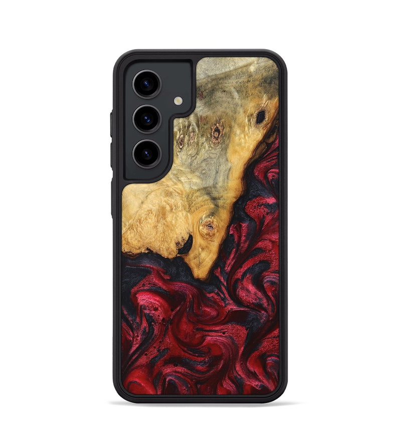 Galaxy S24 Wood Phone Case - Tiara (Red, 824304)