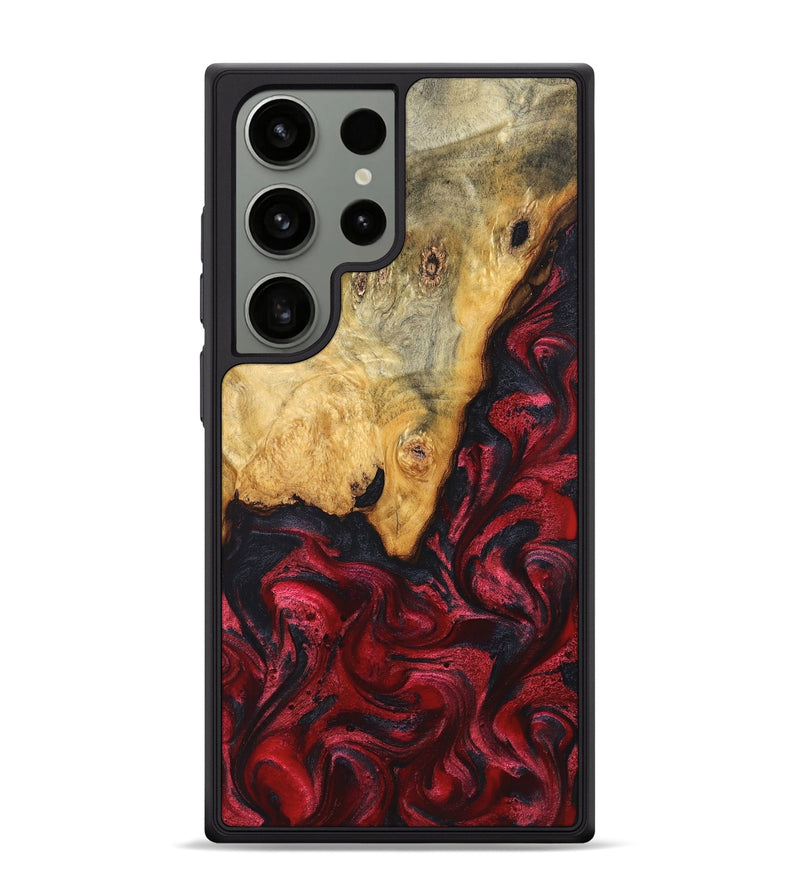 Galaxy S24 Ultra Wood Phone Case - Tiara (Red, 824304)