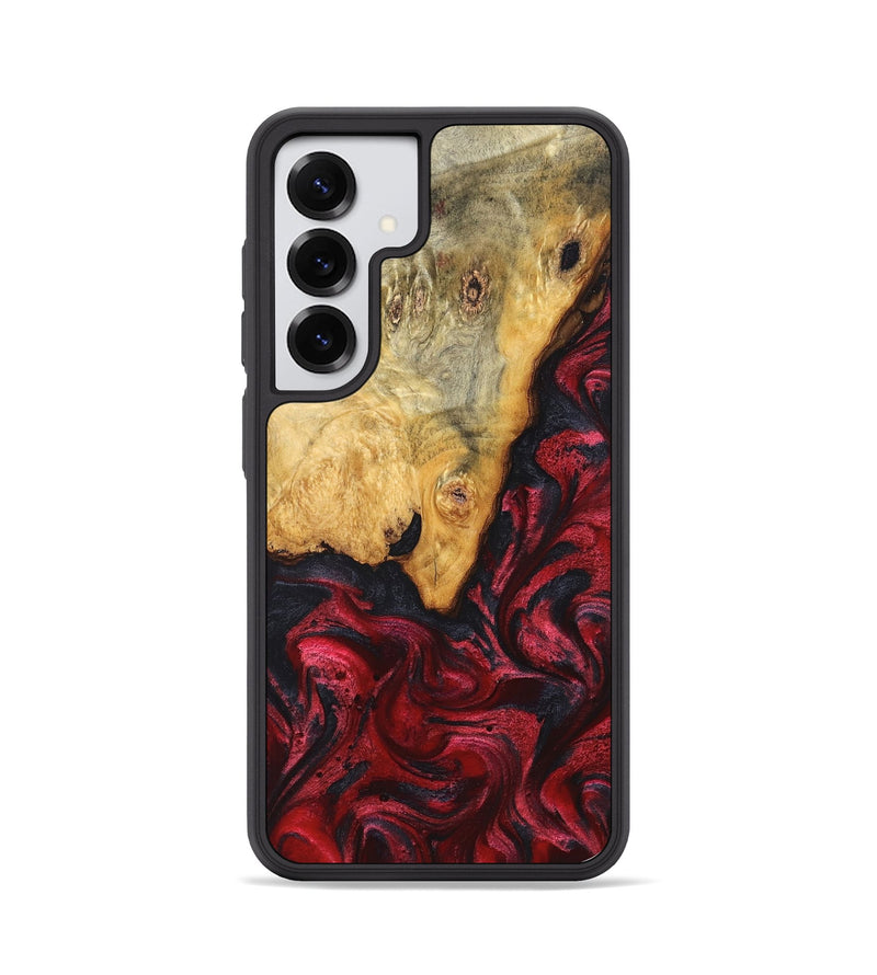 Galaxy S25 Wood Phone Case - Tiara (Red, 824304)