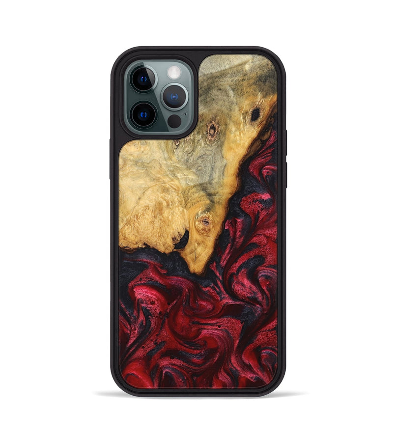 iPhone 12 Pro Wood Phone Case - Tiara (Red, 824304)