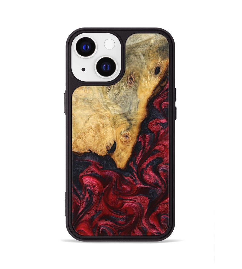 iPhone 13 Wood Phone Case - Tiara (Red, 824304)