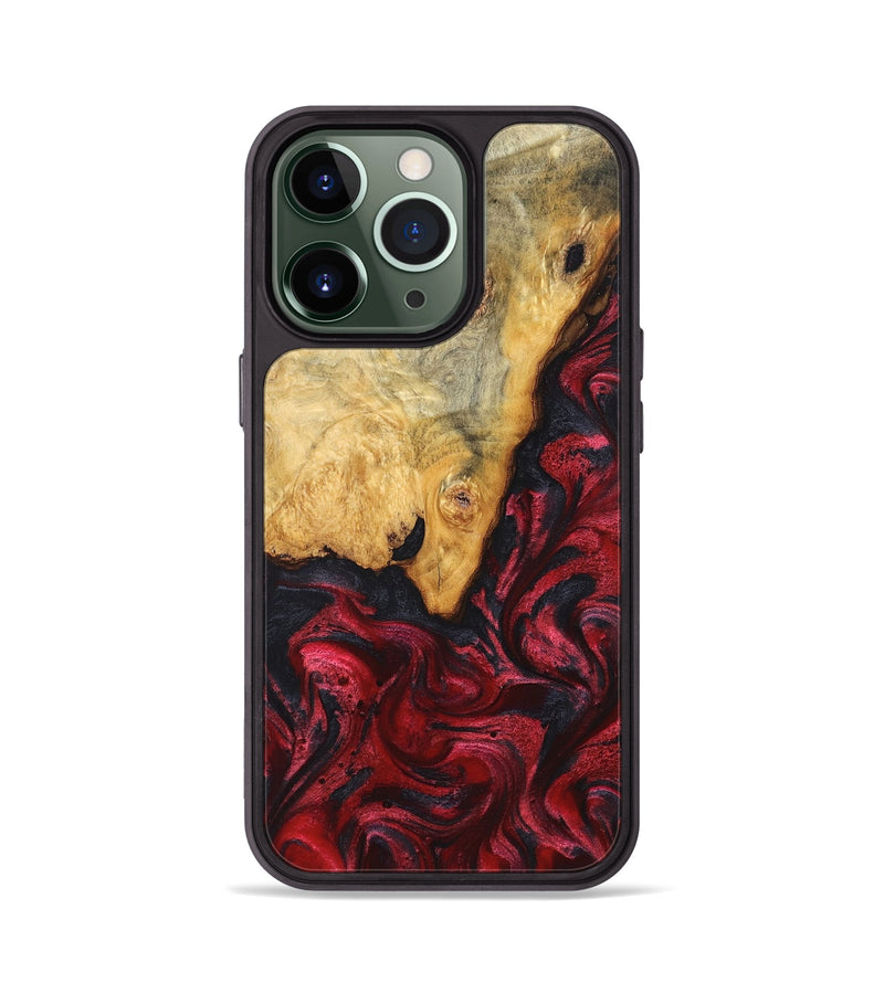 iPhone 13 Pro Wood Phone Case - Tiara (Red, 824304)