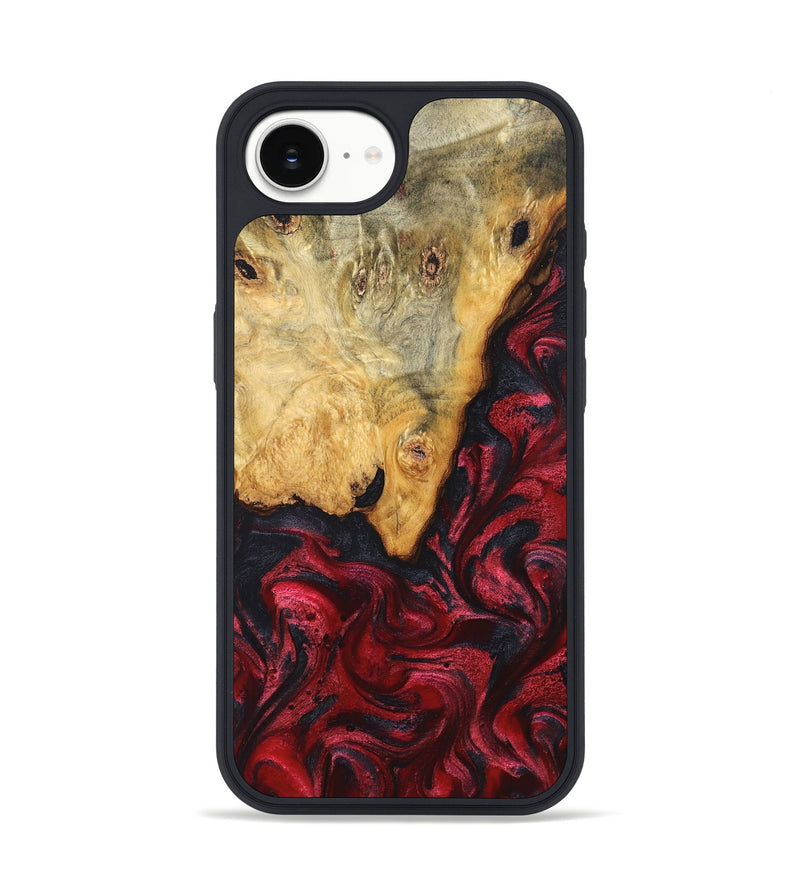 iPhone 16e Wood Phone Case - Tiara (Red, 824304)