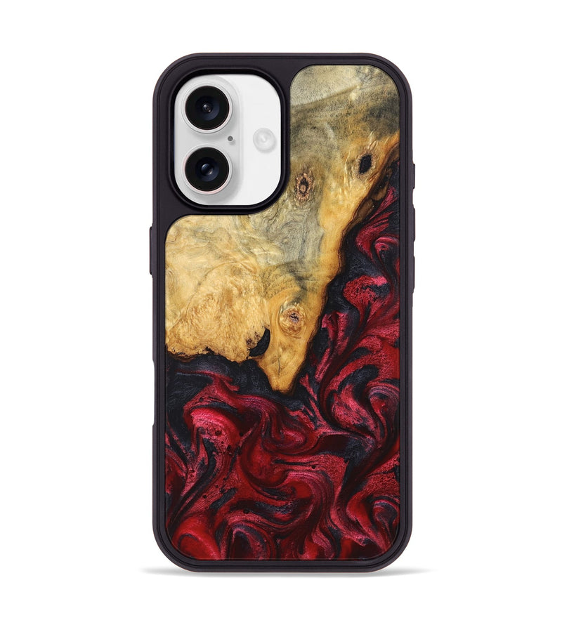 iPhone 17 Wood Phone Case - Tiara (Red, 824304)