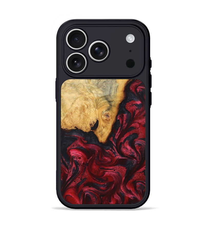 iPhone 17 Pro Wood Phone Case - Tiara (Red, 824304)