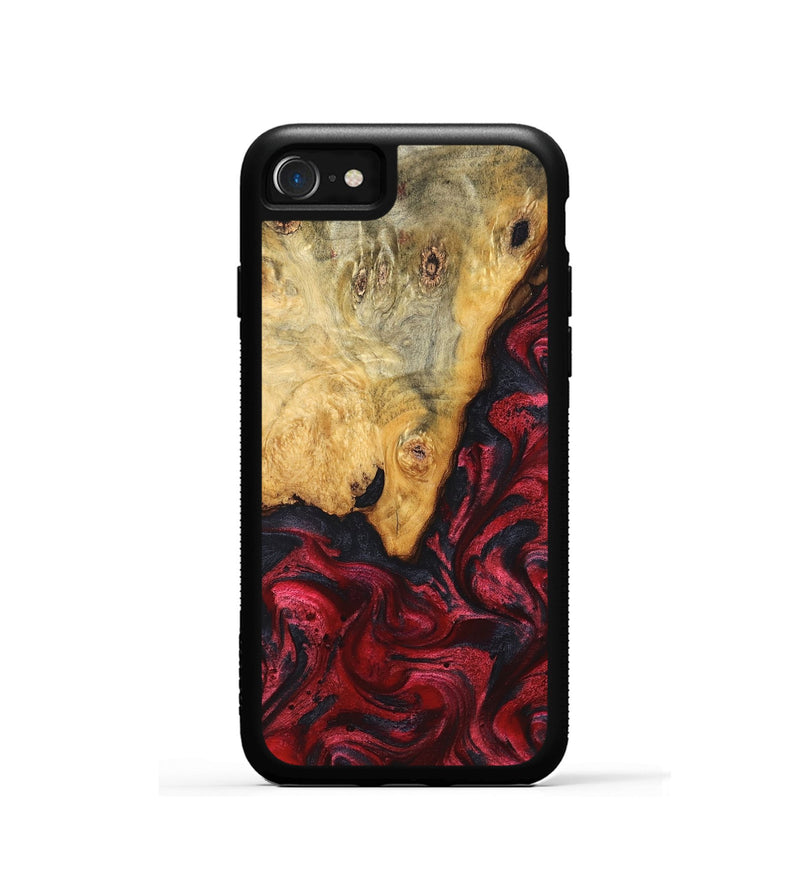 iPhone SE Wood Phone Case - Tiara (Red, 824304)