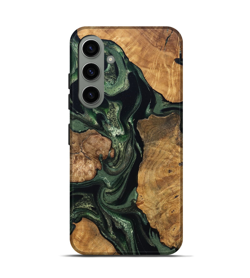 Galaxy S24 Wood Live Edge Phone Case - Colter (Green, 824307)