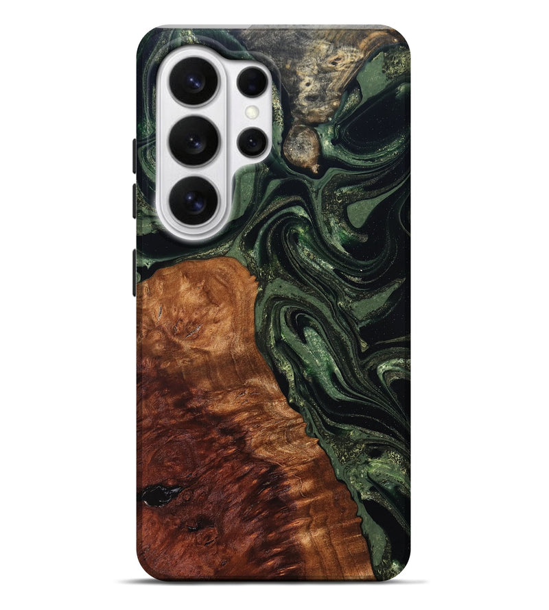 Galaxy S26 Ultra Wood Live Edge Phone Case - Whitney (Green, 824309)