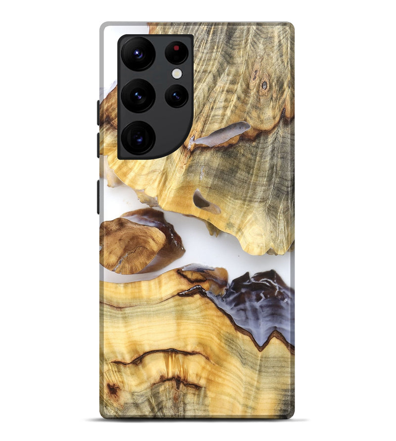 Galaxy S22 Ultra Wood Live Edge Phone Case - Ariel (Clear, 824314)