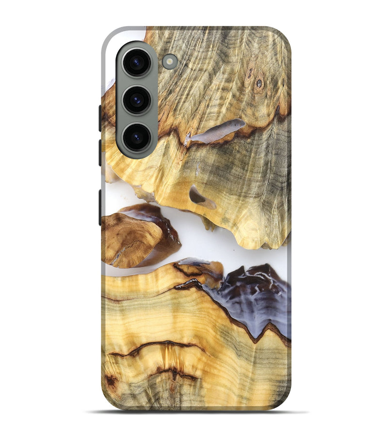 Galaxy S23 Plus Wood Live Edge Phone Case - Ariel (Clear, 824314)