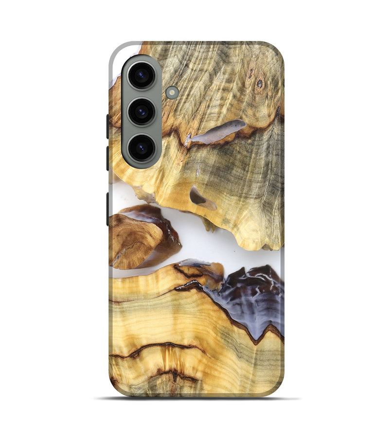 Galaxy S24 Wood Live Edge Phone Case - Ariel (Clear, 824314)