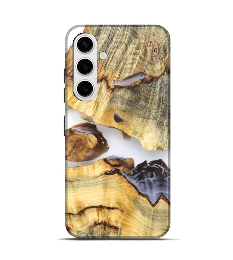 Galaxy S25 Wood Live Edge Phone Case - Ariel (Clear, 824314)