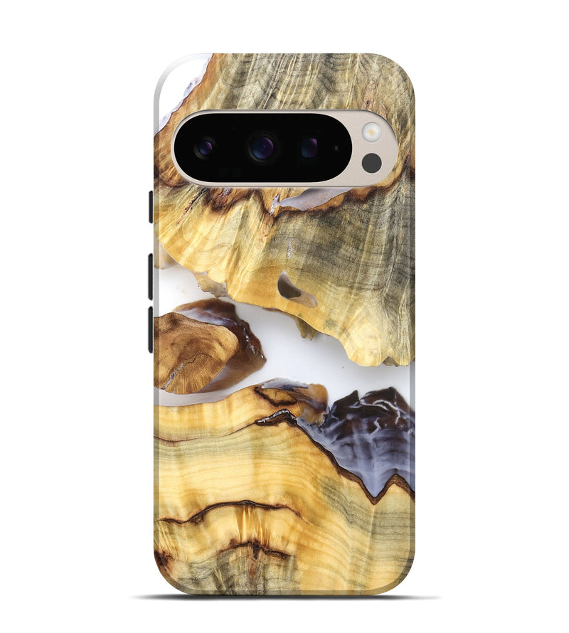 Pixel 10 Pro Wood Live Edge Phone Case - Ariel (Clear, 824314)