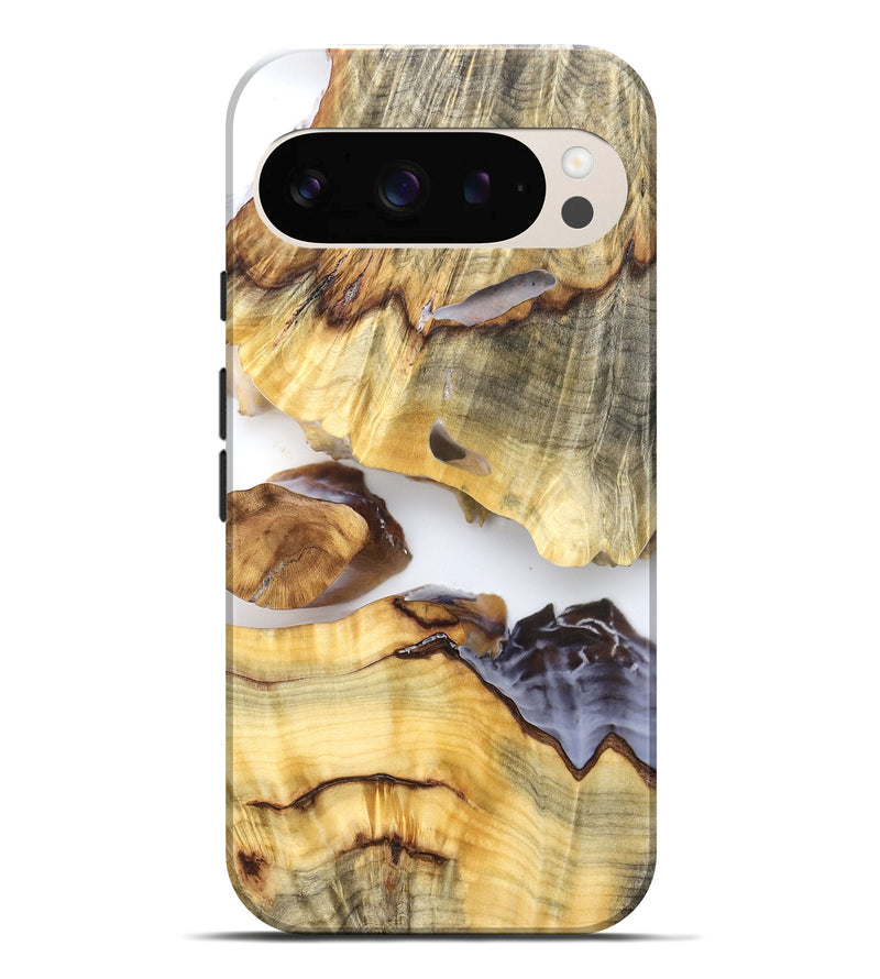Pixel 10 Pro XL Wood Live Edge Phone Case - Ariel (Clear, 824314)