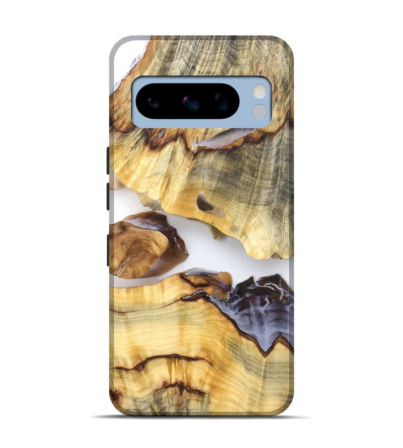 Pixel 8 Pro Wood Live Edge Phone Case - Ariel (Clear, 824314)