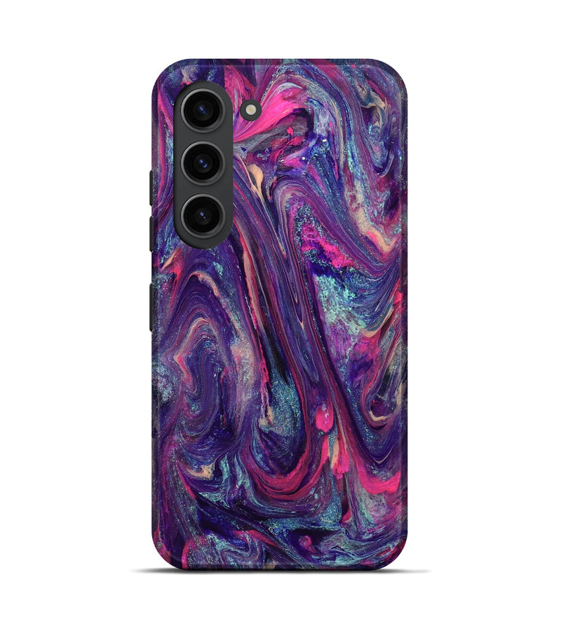 Galaxy S23 ResinArt Live Edge Phone Case - Doretha (Purple, 824316)