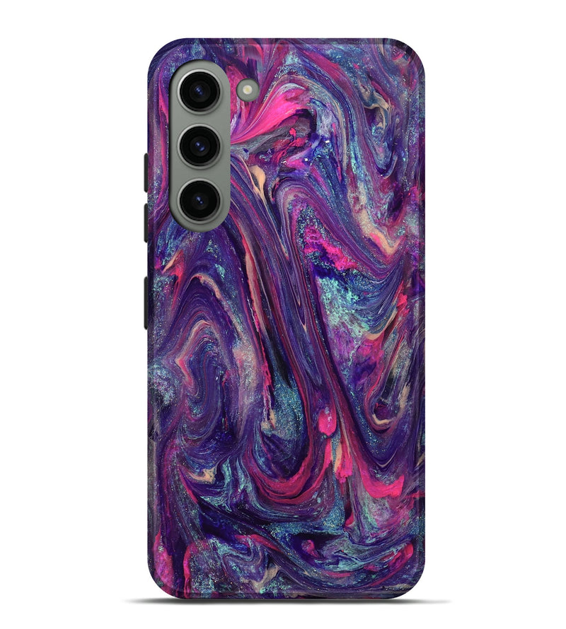 Galaxy S23 Plus ResinArt Live Edge Phone Case - Doretha (Purple, 824316)